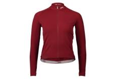 Maillot manches longues femme poc ambient thermal garnet rouge