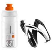 Elite Jet Water Bottle With Ceo Bottle Cage 350ml Blanc