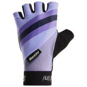 Santini Bengal Short Gloves Violet L Homme