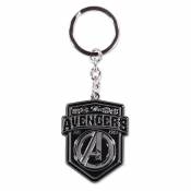 Marvel Avengers Logo Keychain Argenté