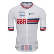Kalas Great Britain Cycling Team Short Sleeve Jersey Blanc L Homme