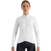 Sportful Monocrom Thermal Long Sleeve Jersey Blanc S Femme