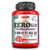 Amix Zero Protein 1kg Strawberry Protein Supplement Rouge