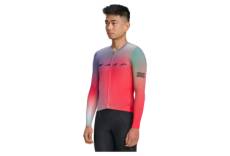 Maillot manches longues maap blurred out pro homme hex 2 0 rouge mix