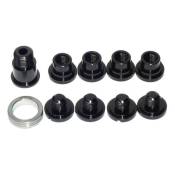 Stronglight Chainring Screws For Campagnolo Ultra Torque Set Noir