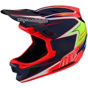 Troy Lee Designs D4 Carbon Downhill Helmet Jaune,Rouge,Bleu L