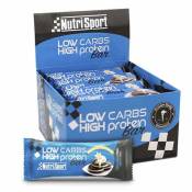 Nutrisport Low Carb High Protein 16 Units Cookie And Cream Energy Bars Box Bleu