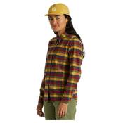 Specialized Outlet Fjällräven Rider´s Flannel Long Sleeve Shirt Vert,Rouge XS Femme