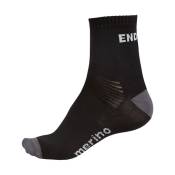 Endura Baabaa Merino Half Socks Noir EU 37-39.5 Homme