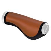 Brooks England Ergonomic Leather Grips Orange 130 / 100 mm