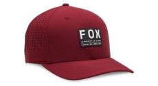 Casquette fox non stop tech flexfit rouge