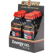 Crown Sport Nutrition Berries Energy Gels Box 40g 12 Units Argenté