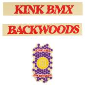 Kink Bmx Backwoods Decal Kit Multicolore