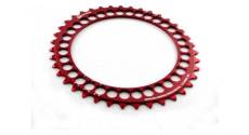 Rotor plateau q rings interieur bcd 130mm 5 branches rouge 39