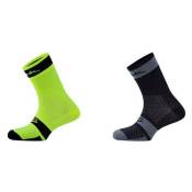 Spiuk Xp Large Socks 2 Pairs Jaune,Noir EU 36-39 Homme