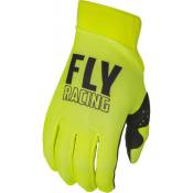 Fly Racing Pro Lite Gloves Jaune XS Homme