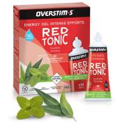 Overstims Red Tonic Sprint Air Liquid Mint Eucalyptus 30gr 10 Units Rouge