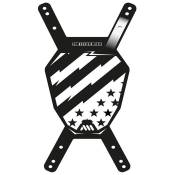 All Mountain Style Front Number Plate Blanc,Noir