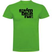 Kruskis Word Triathlon Short Sleeve T-shirt Vert M Homme