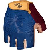 Pedal Palms Navy Tan Short Gloves Bleu XS Homme