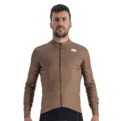 Sportful Checkmate Thermal Long Sleeve Jersey Marron 3XL Homme