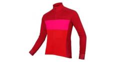 Maillot manches longues endura fs260 pro jetstream rouge rose