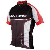 Massi Pro Team Short Sleeve Jersey Noir XS Homme