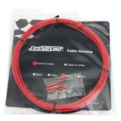 Msc Brake Cable Kit Aramidic Lining 3 Meters Rouge 5 mm