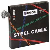 Union Cw-600 Galvanized Mtb Brake Cable 100 Units Noir 1.6 x 1800 mm