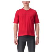 Castelli Trail Tech 2 Short Sleeve T-shirt Rouge M Homme