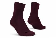 Chaussettes hautes gripgrab lightweight airflow rouge fonce