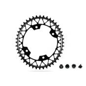 Absolute Black Oval 1x Shimano 9100/8000/9000/6800 With Bolts 110 Bcd Chainring Noir 48t