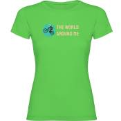 Kruskis The World Around Me Short Sleeve T-shirt Vert S Femme