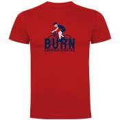 Kruskis Burn Carbohydrates Short Sleeve T-shirt Rouge 2XL Homme