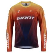 Giant Team Legends Edition Long Sleeve Jersey Orange L Homme