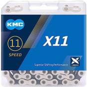 Kmc X11 X-bridge Road/mtb Chain Bleu 118 Links