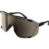 Poc Devour Mirrored Polarized Sunglasses Noir Brown Silver Mirror/CAT2