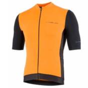 Nalini New Sun Block Short Sleeve Jersey Orange S Homme