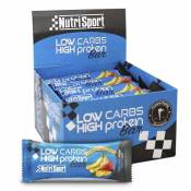 Nutrisport Low Carb High Protein 16 Units Banana And Mango Energy Bars Box Bleu