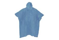 Poncho de pluie bleu 125x126cm taille unique