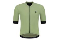 Maillot manches courtes velo rogelli essential graphic homme verte