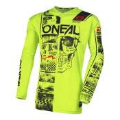 Oneal Element Attack V.23 Long Sleeve T-shirt Jaune XL Garçon
