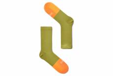 Paire de chaussettes maap division sock fern vert orange