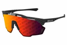 Scicon sports aeroshade kunken monogram lunettes de soleil de performance sportive scnpp red multimirror monogramme compagnon de carbone