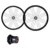 Campagnolo Shamal C21 2-way Fit Carbon Disc Tubeless Road Wheel Set Noir 12 x 100 / 12 x 142 mm / Sram XDR