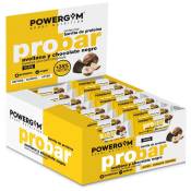Powergym Probar 50g 16 Units Dark Chocolate And Hazelnut Energy Bars Box Jaune,Blanc
