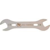 Icetoolz Cr-mo Cone Wrench Argenté 13 x 14 mm