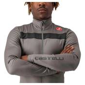 Castelli Puro 3 Fz Long Sleeve Jersey Gris XL Homme