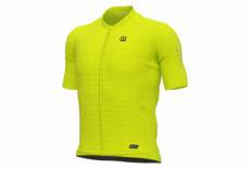 Maillot manches courtes ale silver cooling jaune fluo