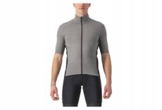 Maillot manches courtes castelli perfetto ros 2 wind gris clair fonce